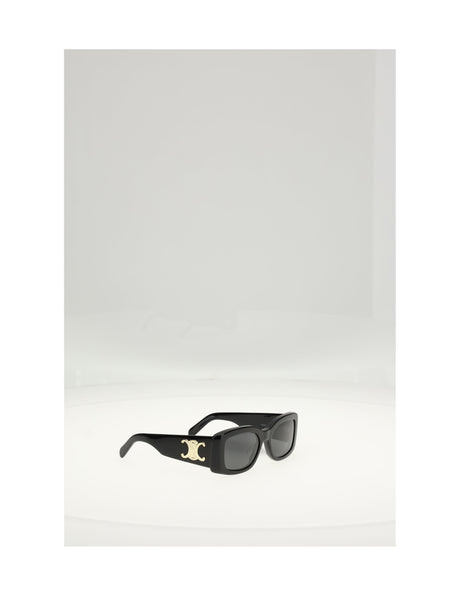Celine TRIOMPHE XL 01 SUNGLASSES - Black / Gold