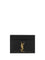 Saint Laurent Matelassé leather Cardholder - Black