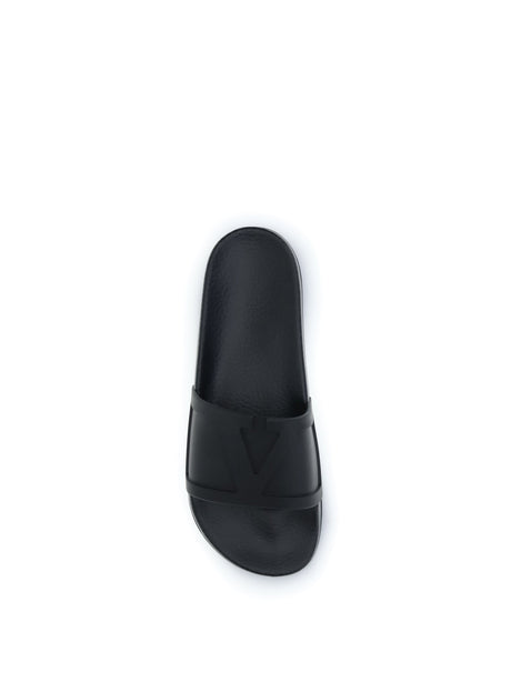 Valentino Garavani Pool Slide | Valentino Garavani Coolside - Black