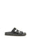 Valentino Garavani Studshield leather slide Sandals - Black