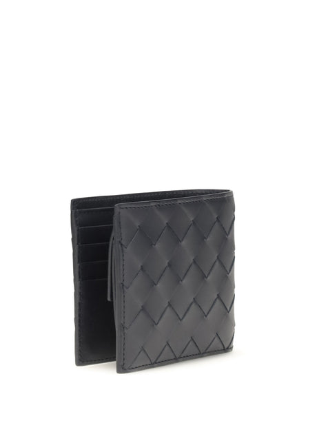 Bottega Veneta Bifold leather Intrecciato Wallet - Space-Silver