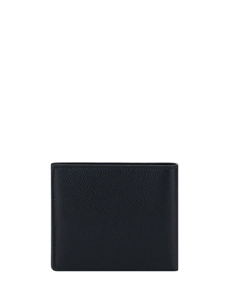 Balenciaga Leather Wallet - Black / White