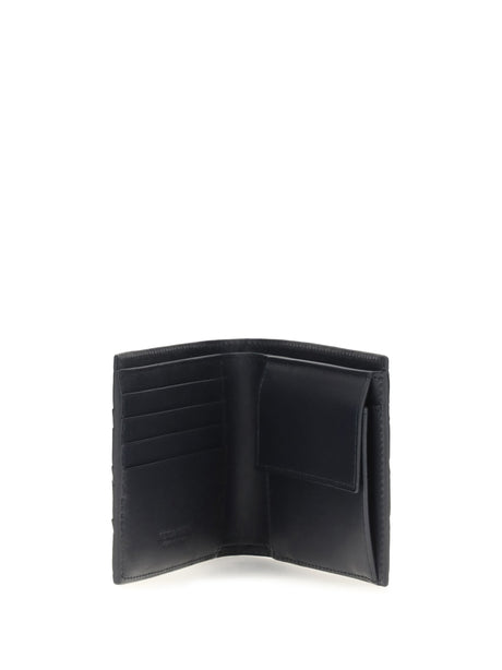 Bottega Veneta Bifold leather Intrecciato Wallet - Space-Silver