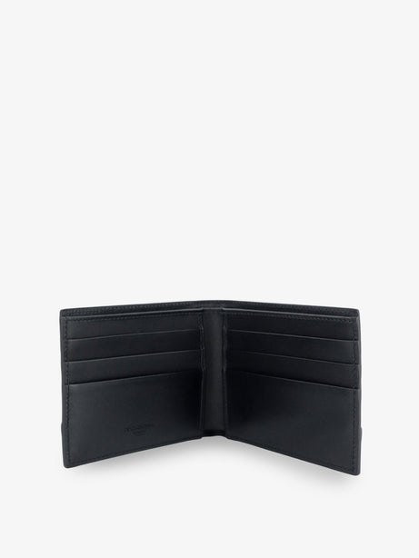 Dolce & Gabbana Leather wallet with woven pattern - Nero
