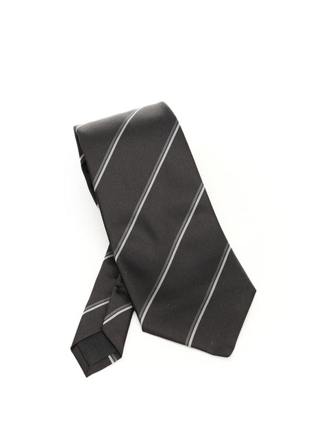 Saint Laurent Wide Tie - Black