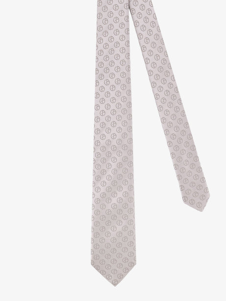 Giorgio Armani Silk tie - Argento