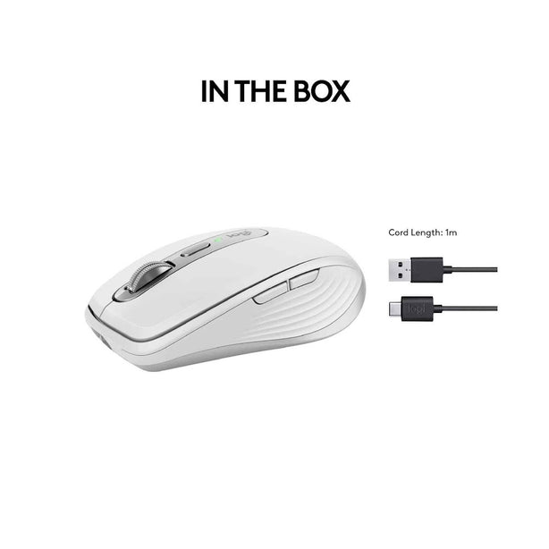Logitech Mx Anywhere 3S Wireless Bluetooth Silent Mouse Palegrey