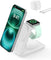 Belkin Qi2.2 25W 3-in-1 Wireless Charger Stand SQ White for Phone Watch Earbuds