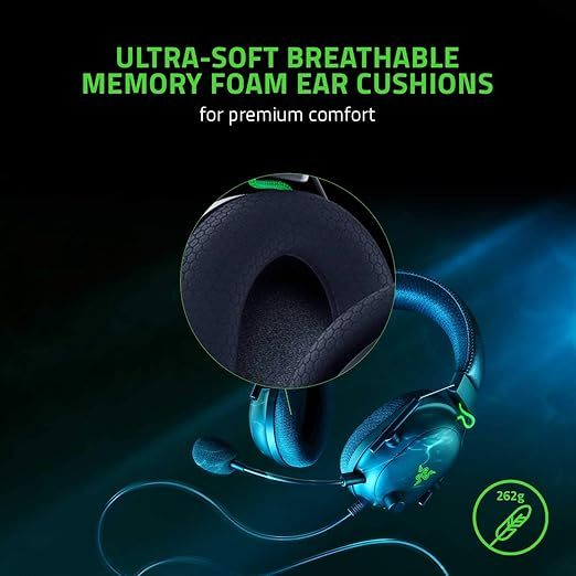 Razer BlackShark V2 - Wired Gaming Headset + USB Sound Card