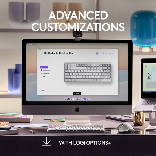 Logitech Mx Mechanical Mini For Mac Palegrey Tactile