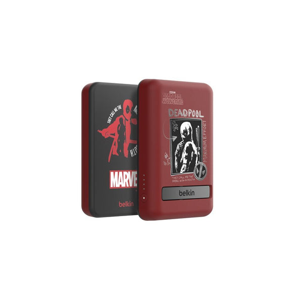 Belkin 5K Magnetic Wireless Power Bank with Kickstand Deadpool