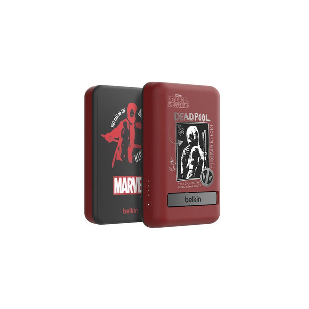 Belkin 5K Magnetic Wireless Power Bank with Kickstand Deadpool