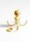 JISULIFE Stroller Fan LIFE4 Octopus 5000mAh Bladeless Fan 5-Speed Digital Display Portable – Yellow