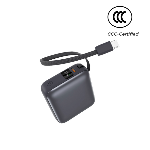 Energizer UE10082PQ 10000MAH PD+QC LCD Built In USB-C Cable CCC Power Bank
