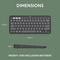 Logitech Pebble Keys 2 K380S - Tonal Graphite