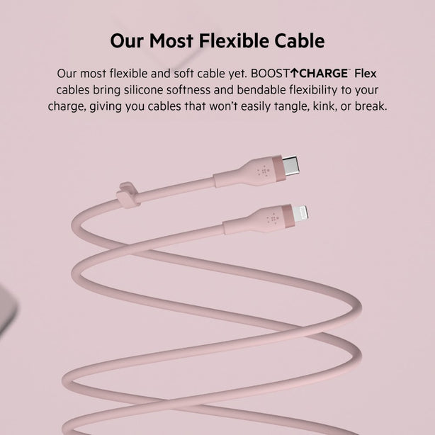 Belkin Usb-C To Lighting, Silicone, 1M, Blue