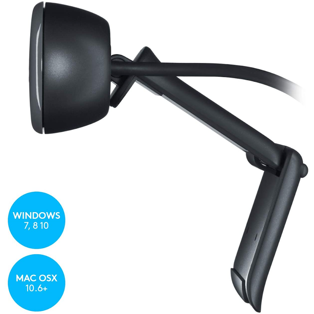 Logitech C270 Hd Webcam – Hd Video, 720P Resolution, Built-In Mic
