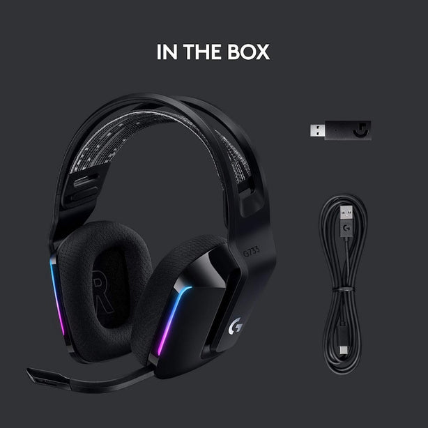 Logitech G733 Lightspeed Wireless RGB Gaming Headset