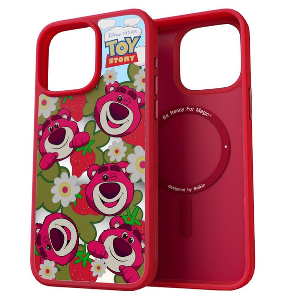 Belkin Sheerforce Magnetic Cover Lotso Disney Collection Clear Case for iPhone 15 series