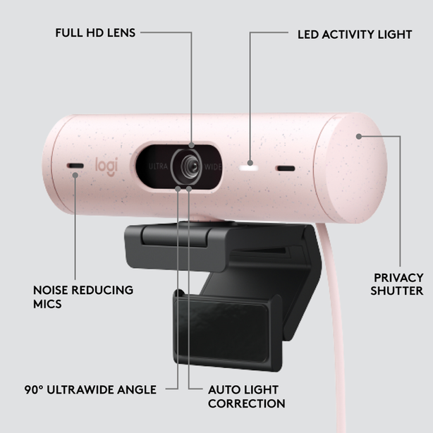Logitech Brio 500 Full Hd Webcam