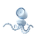 JISULIFE Stroller Fan Life3-Octopus-Blue