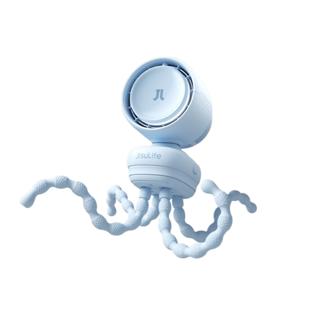 JISULIFE Stroller Fan Life3-Octopus-Blue