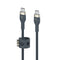 Belkin Usb-C To Usb-C 2.0, Braid Sil, 1M, Blue Magnetic Management
