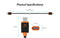 J5Create USB C To USB Type C SYNC And Charge Cable 1.8M/ 60W