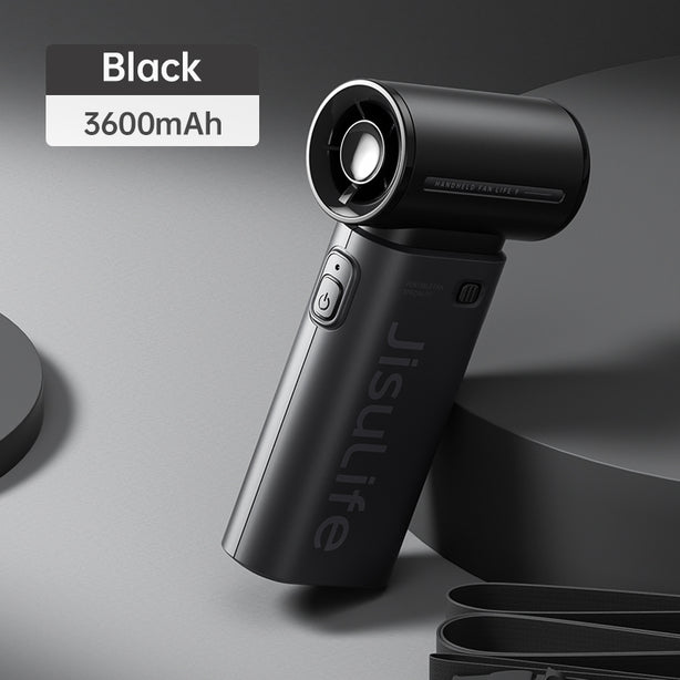 JISULIFE HANDHELD FAN LIFE9 3600MAH-BLACK