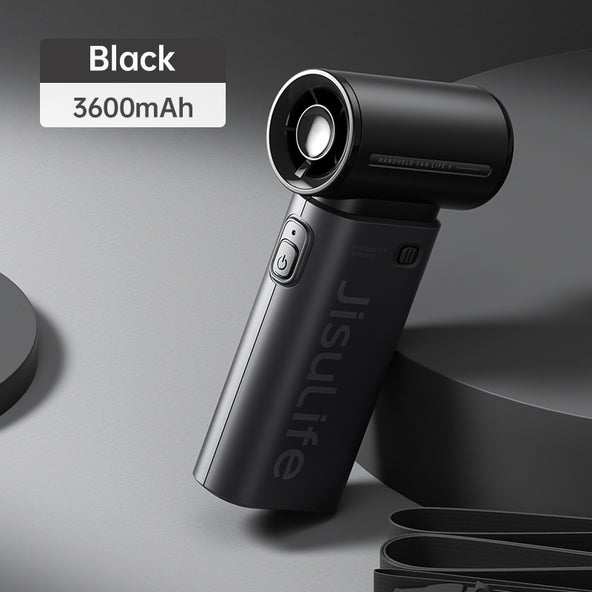 JISULIFE HANDHELD FAN LIFE9 3600MAH-BLACK