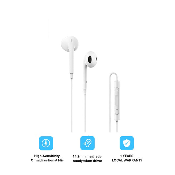Edifier P180 Plus 3.5Mm Wired Earbuds With Mic