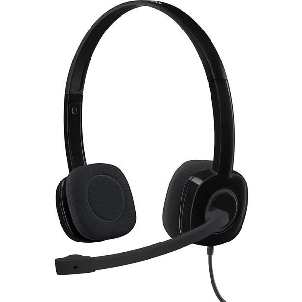 Logitech H151 Stereo Headset Black