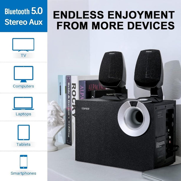Edifier M201Bluetooth 2.1 Speaker Bluetooth 5.0 34W-Black
