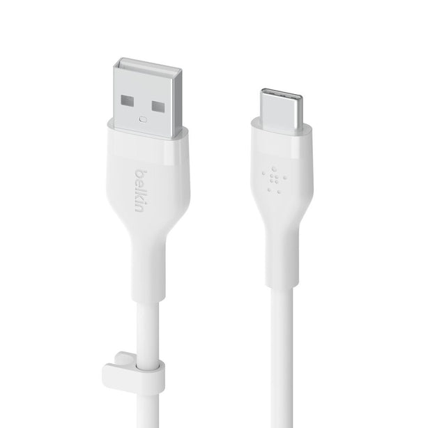 Belkin Usb-A To Usb-C, Silicone, 1M, White