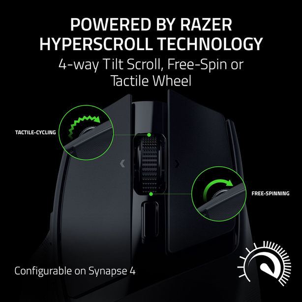 Razer Basilisk Mobile - Wireless Gaming Mouse for Mobile & Laptop - AP Packaging