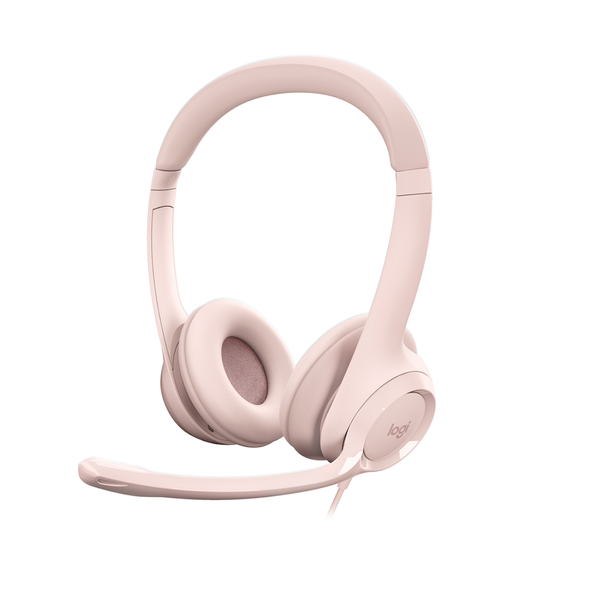 Logitech H390 Usb Stereo Headset Rose