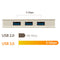 J5Create USB 3.1 Type-C 3-Port Hub WIth VGA