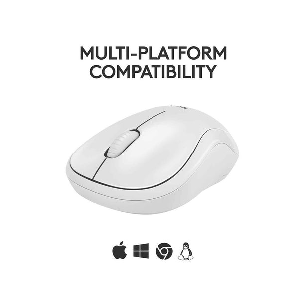 Logitech M240 Silent Bluetooth Mouse - Offwhite