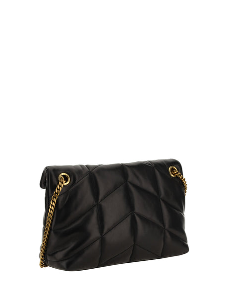 Saint Laurent Puffer Toy Shoulder Bag - Black