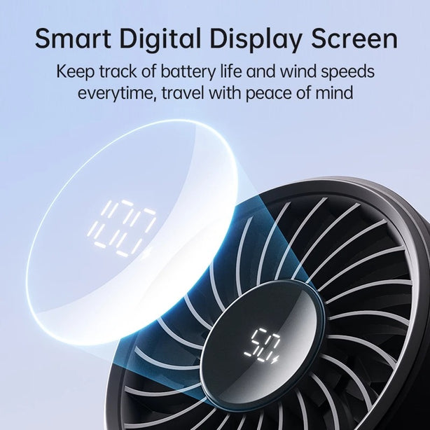 JISULIFE HANDHELD FAN LIFE7 3600MAH-LIGHT GREY