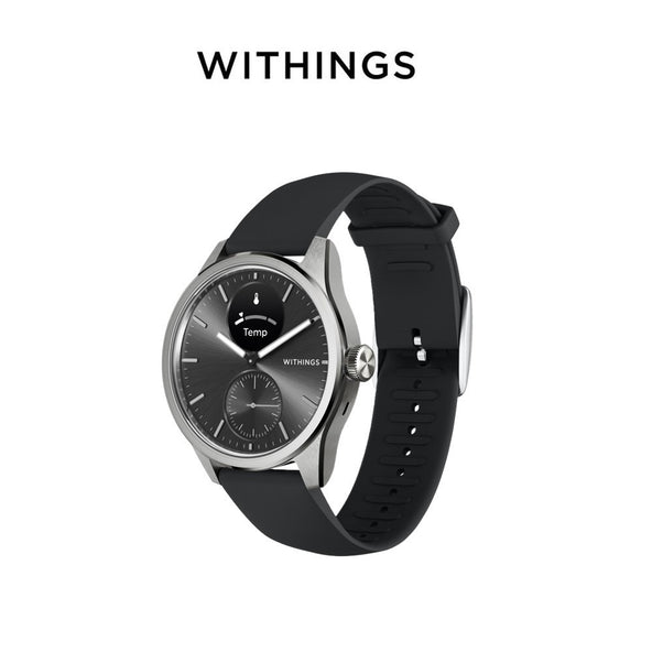 (No ECG Function) Withings ScanWatch Vitals Black 42mm Sport Watches