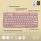 Logitech Pebble Keys 2 K380S - Tonal Rose