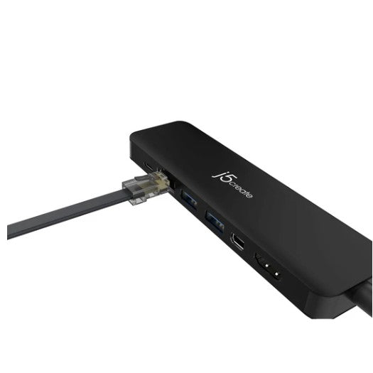 J5Create Mini Dock 8 In 1 For Surface Pro 4/5/6 Black