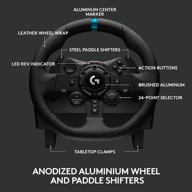 Logitech G923 Trueforce Racing Wheel For Playstation And PC