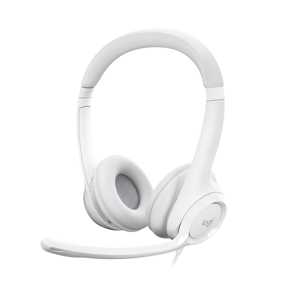 Logitech H390 Usb Stereo Headset Off-White