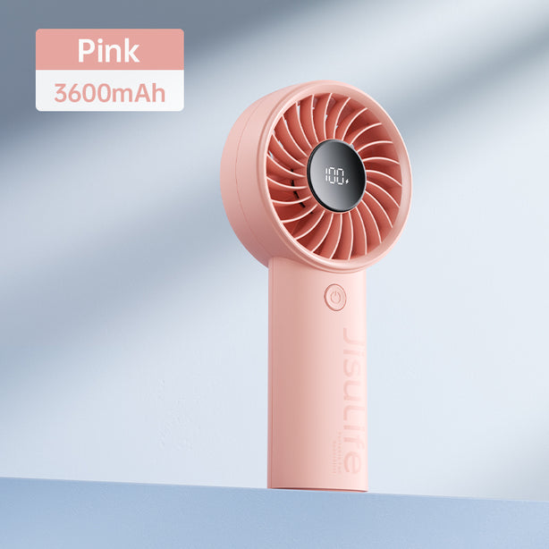 JISULIFE HANDHELD FAN LIFE4 3600MAH-PINK