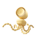 JISULIFE Stroller Fan Life3-Octopus-Yellow