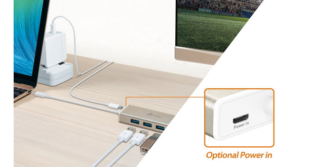 J5Create USB 3.1 Type-C 3-Port Hub With HDMI