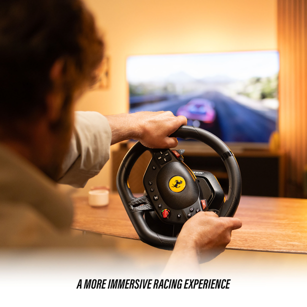 Thrustmaster T98 Ferrari 296 GTB, Racing Wheel for PS5, PS4, PC