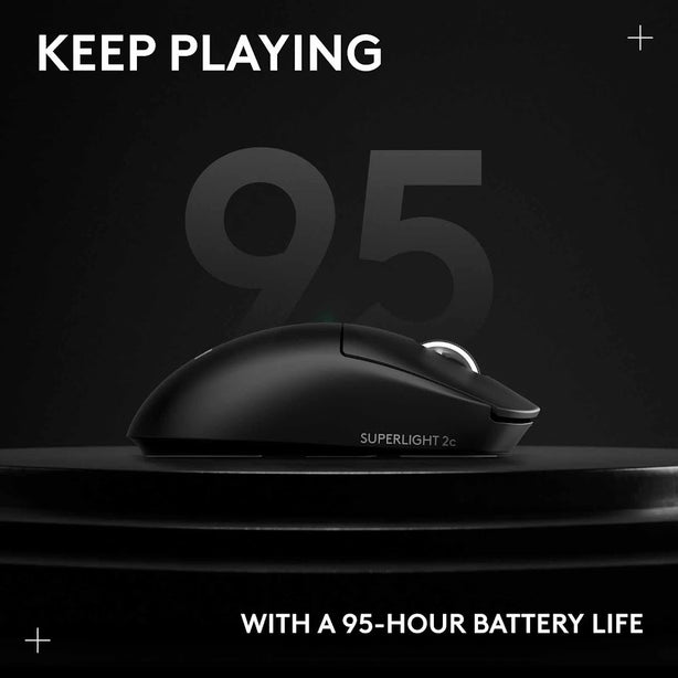 Logitech G PRO X SUPERLIGHT 2C Gaming Mouse Black – Wireless Lightweight